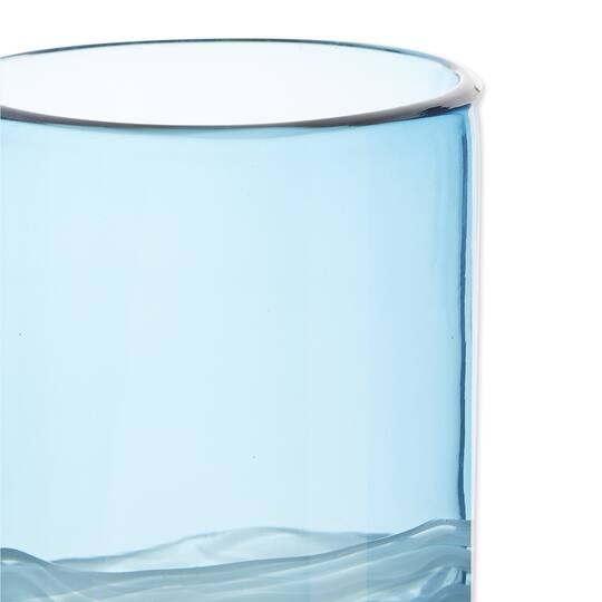 12.5" Ocean Waters Glass Vase